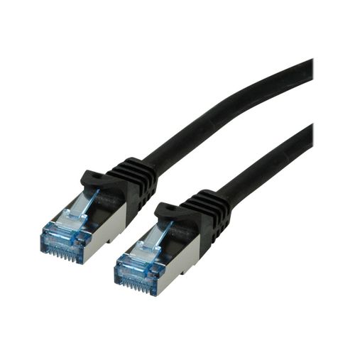 Roline - Cordon de raccordement - RJ-45 (M) pour RJ-45 (M) - 1.5 m - SFTP - CAT 6a - noir