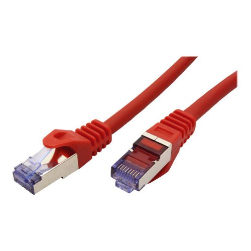 Roline - Cordon de raccordement - RJ-45 (M) pour RJ-45 (M) - 30 cm - SFTP - CAT 6a - rouge
