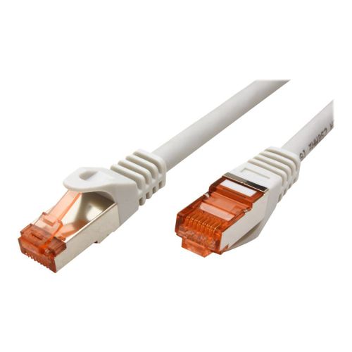 Roline - Cordon de raccordement - RJ-45 (M) pour RJ-45 (M) - 2 m - SFTP, PiMF - CAT 6 - sans halogène, moulé, bloqué - gris