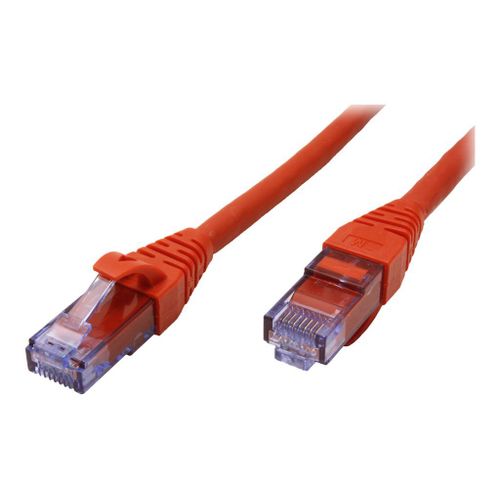 Roline - Cordon de raccordement - RJ-45 (M) pour RJ-45 (M) - 3 m - UTP - CAT 6a - sans halogène, moulé, bloqué - rouge