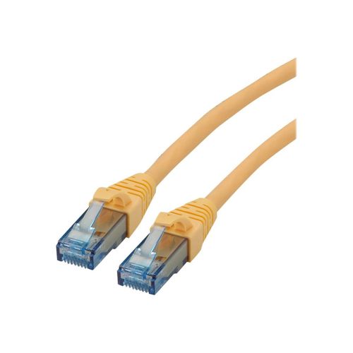 Roline - Cordon de raccordement - RJ-45 (M) pour RJ-45 (M) - 3 m - UTP - CAT 6a - sans halogène, moulé, bloqué - jaune