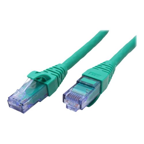 Roline - Cordon de raccordement - RJ-45 (M) pour RJ-45 (M) - 2 m - UTP - CAT 6a - sans halogène, moulé, bloqué - vert