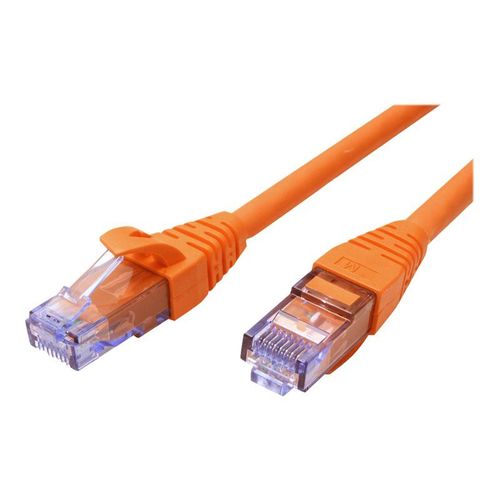 Roline - Cordon de raccordement - RJ-45 (M) pour RJ-45 (M) - 1 m - UTP - CAT 6a - sans halogène, moulé, bloqué - orange