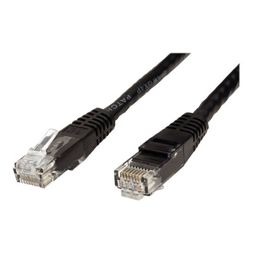 VALUE - Cordon de raccordement - RJ-45 (M) pour RJ-45 (M) - 1 m - UTP - CAT 6e - moulé, bloqué - noir