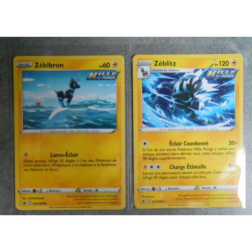 Zebibron 050/198 + Zeblitz 051/198 - Eb6 - Regne De Glace - Vf