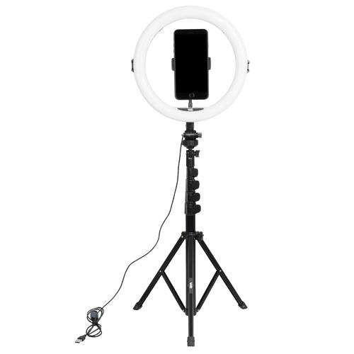 Lampe Maquillage Professionnel LED sur Pied, 10 Selfie Anneau Lumineux  Lampe avec 3 Modes D'Eclairage et 10 Niveaux de Luminosité, Selfie Ring  Light