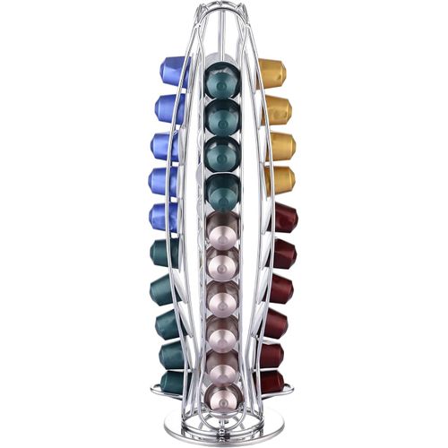 Porte-capsules de café (40 x capsules) - Porte-capsules de café classique - Support rotatif