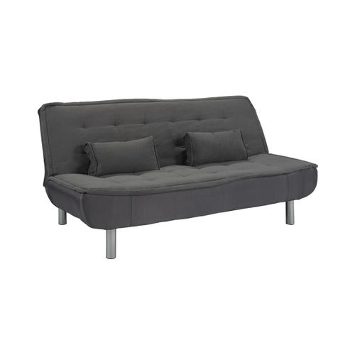 Canapé Convertible Clic-Clac Mishan En Tissu - Gris