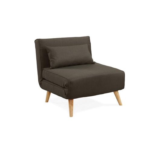 Fauteuil Convertible Posio En Tissu - Taupe