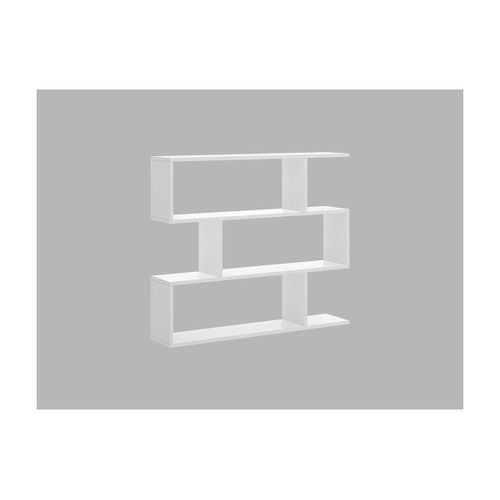 Etagère Basse Tomini - 3 Cases - Coloris : Blanc