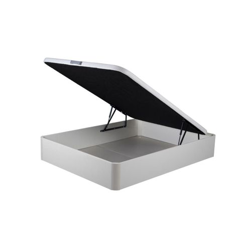 Sommier Coffre 140 X 190 Cm En Simili - Blanc Mat - Oniry De Dreamea Play