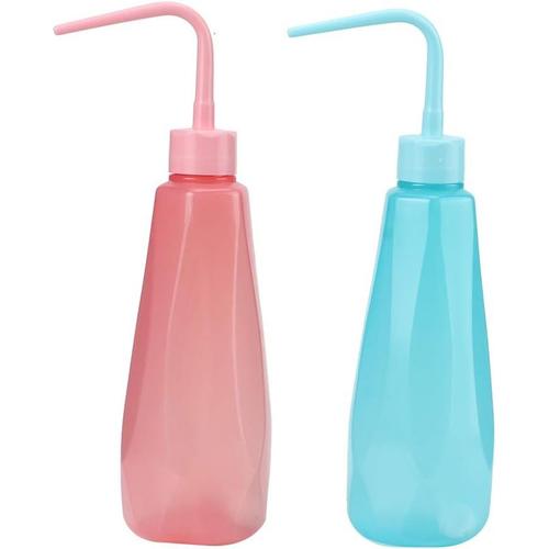 Paquet de 2 arrosoirs-480ML, bouteille d'arrosage pour plantes et fleurs, Mini arrosoir jardinage outil d'arrosage à bouche étroite