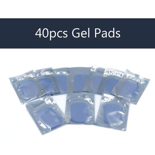 Tampon De Gel 40pcs - Stimulateur Musculaire Électrique Sans Fil, Entraîneur De Hanches, Abdominaux, Masseur Amincissant, Fitness, Nouveau, 2021