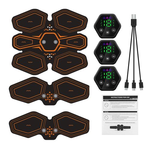 Option 2 - Stimulateur Musculaire Avec Écran Lcd, Appareil D'entraînement Pour Tonifier Les Abdominaux, Les Hanches, Le Corps Et L'amincissement À La Maison