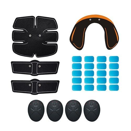 Zsjft4-1 - Stimulateur De Massage Sans Fil Ab, Appareil De Stimulation Des Muscles Abdominaux, Vibration Du Corps, Machine Amincissante, Combustion Des Graisses, Entraînement Des Hanches