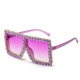 GISAEV conduite lunettes femme carr surdimensionn cadre diamants