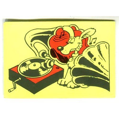 Panini Stickers - Collection Musique - Jaune Fluo - Années 80