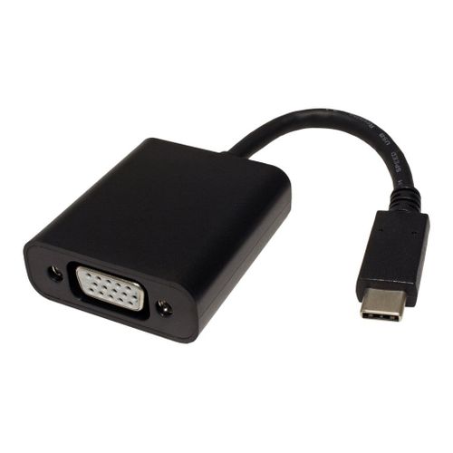 VALUE - Adaptateur vidéo externe - USB-C 3.1 - VGA - noir