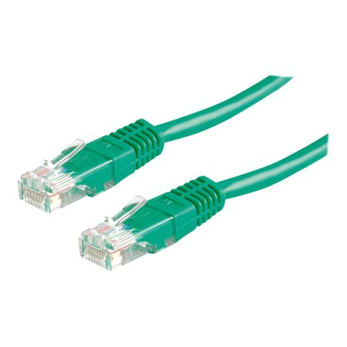 VALUE - Cordon de raccordement - RJ-45 (M) pour RJ-45 (M) - 7 m - UTP - CAT 6 - vert