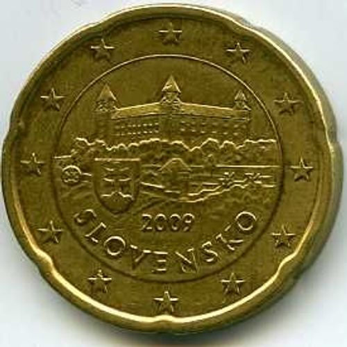 Slovaquie 20 Centimes D'euro 2009