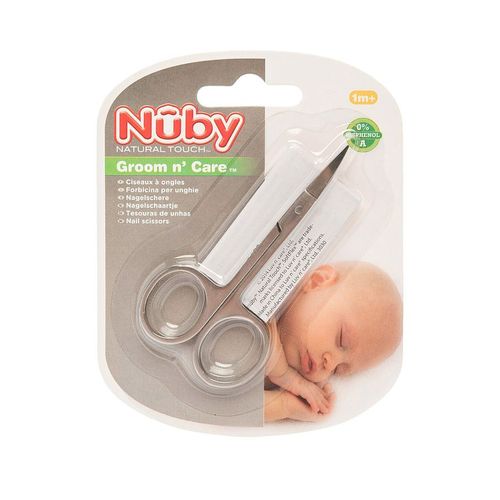 Nuby Nail Scissors Ciseaux Puericulture 0048526679997 Bebe Enfant Nourrisson Ongle Decoupe Coupe Adulte Soins Import Hygiene Comasound Kartel Csk Online Argenté