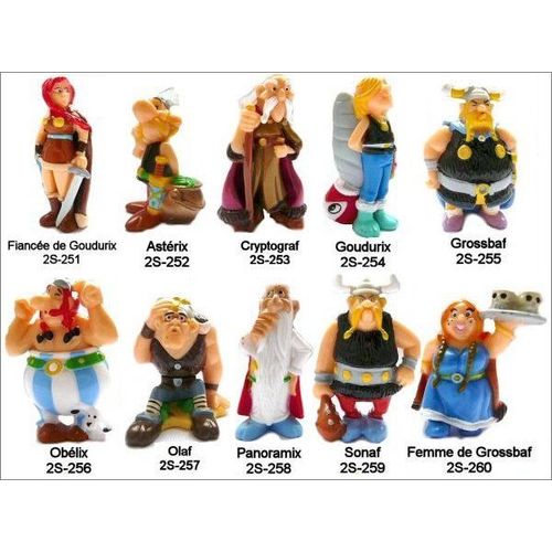 10 Figurines "Kinder" (2006) Série Complète: Astérix Et Les Vikings (2s251 À 2s260)