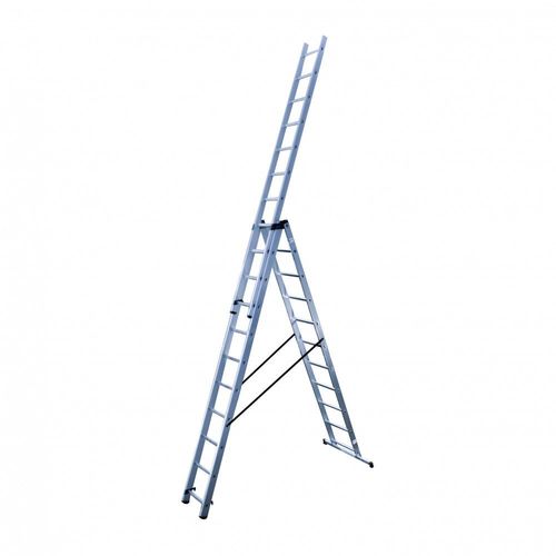 Echelle transformable aluminium HAILO 33 échelons H.6.82m