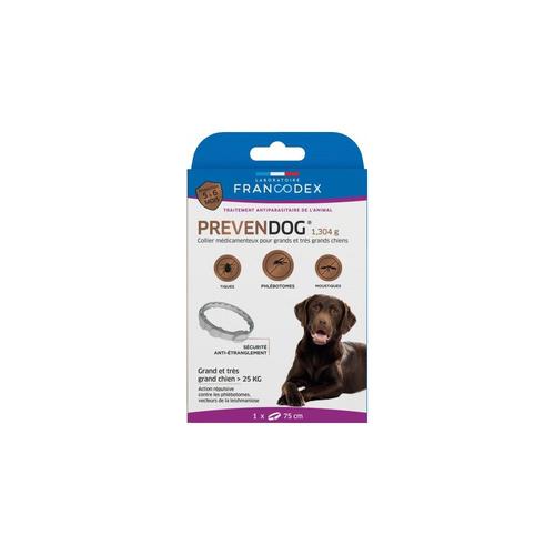 Francodex Collier Antiparasitaire Prevendog Pour Grands Chiens Jusqu'? 25 Kg.