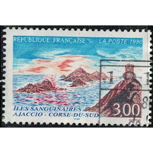 France 1996 Oblitéré Used Iles Sanguinaires Ajaccio Corse Du Sud Y&t Fr 3019 Su
