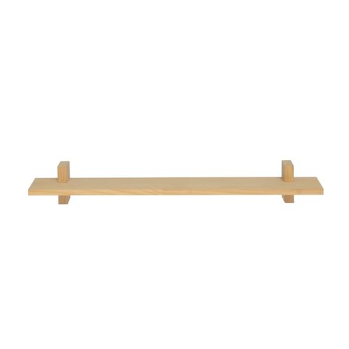 Etagère Murale Simple En Bois De Pin Naturel 90 Cm