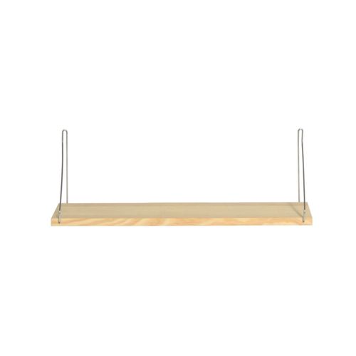 Petite Étagère Murale En Bois Massif Naturel 60 Cm