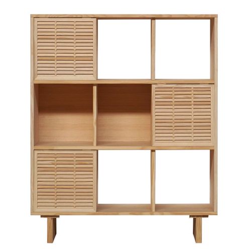 Petite Bibliothèque En Pin Massif Naturel 98 Cm