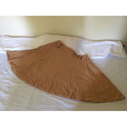 Jupe Dégriffée Rétro Pur Vintage Bas À Corolle Neuve Taille 36