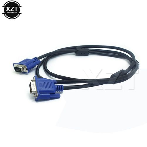 Hotest ? câble d'extension VGA mâle vers mâle de 1.5M, cordon à 9 broches vers SVGA pour moniteur LCD PC