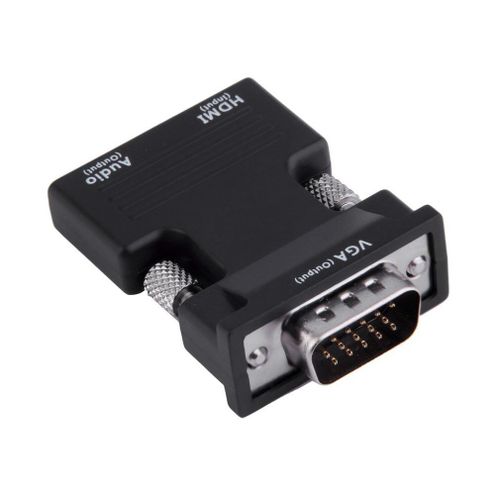 Longueur de câble - Adaptateur convertisseur femelle vers VGA mâle, compatible HDMI, prise en charge de la sortie de Signal 1080P, nouveau lot de 1, câbles multimédia VGA