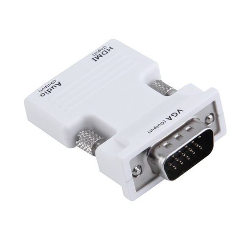 Longueur de câble - Adaptateur convertisseur femelle vers VGA mâle, compatible HDMI, prise en charge de la sortie de Signal 1080P, nouveau lot de 1, câbles multimédia VGA