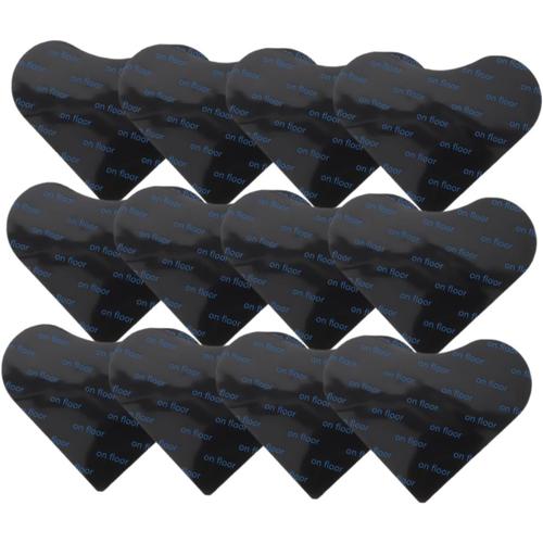 12 Pièces Sticker Tapis Coeur Bandes de Tapis sous-Tapis pour planchers de Bois sous-Tapis antidérapants Ruban de Tapis pour Le Sol Ruban de Tapis pour sols stratifiés