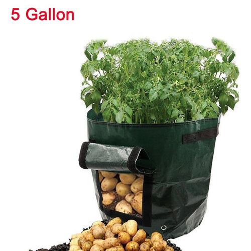 Lot de 4 sacs de culture de jardin de 5 gallons pour légumes – Pots de  fleurs
