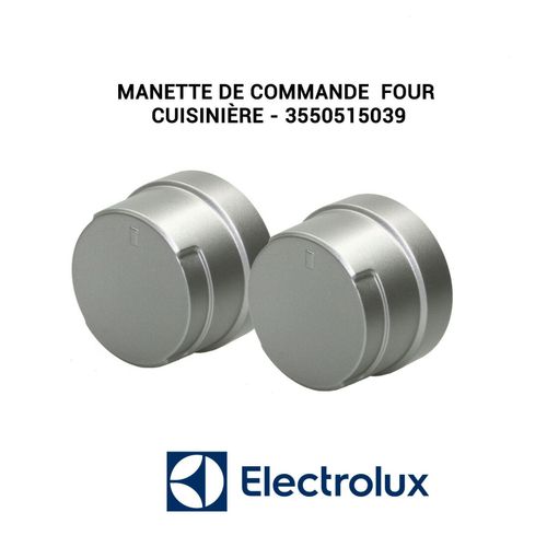 Lot de 2 Manettes de commande Four cuisinière ELECTROLUX 3550515039