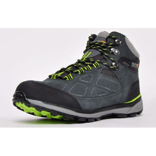 Regatta Samaris Suède Isotex Chaussures De Marche Randonné Imperméables Hommes Taille 45 Couleur Gris Foncé/Noir