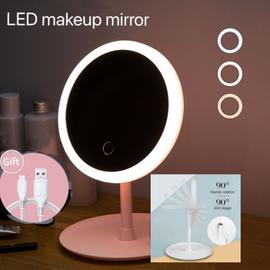 Miroir rechargeable avec lumière DEL, Fr