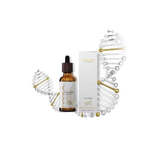 Sérum Pour Le Visage Au Collagene Nanoil Collagen Face Serum 50ml - Sérum Lissant, Repulpant Et Régénérant Riche En Collagène 