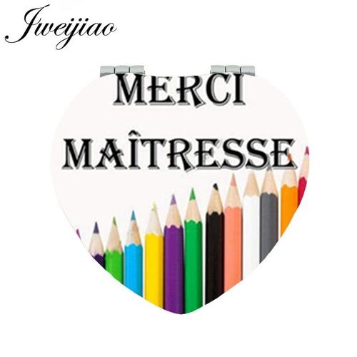 Taille Ct294 Miroir De Maquillage, Super Maitresse, Amour, Impression, En Cuir, Compact, Jeu 