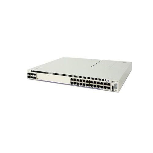 Alcatel-Lucent OmniSwitch 6860E-24 - Commutateur - C3 - Géré - 24 x 10/100/1000 + 4 x 10 Gigabit Ethernet / 1 Gigabit Ethernet SFP+ - flux d'air de l'avant vers l'arrière - Montable sur rack