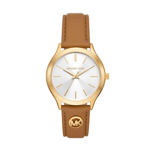 Fossil - Montre Femme Slim Runway Argenté Mk7465 - Jaune