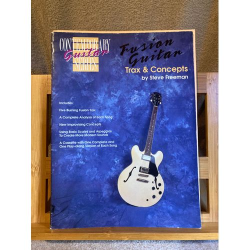 Steve Freeman Fusion Guitar Trax & Concepts Méthode Partition Ed. Belwin