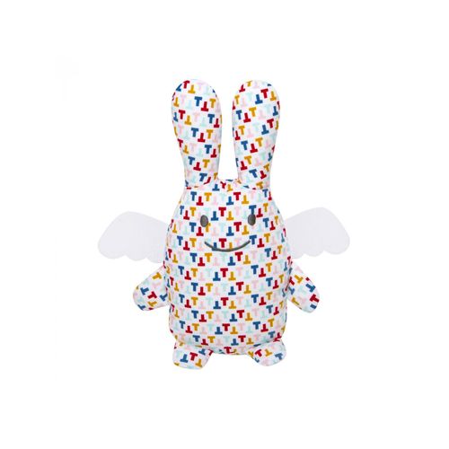 Doudou Ange Lapin Multicolor 18cm T Multicolore V1081 53
