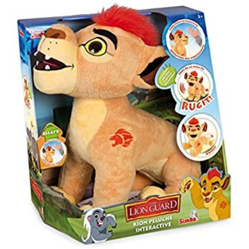 Simba La Garde Du Roi Lion Peluche Kion Interactive + Detecteur De Mouvement 30 Cm
