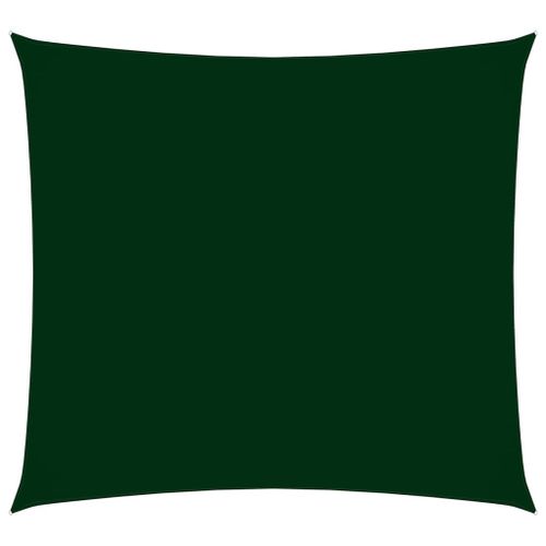 Vidaxl Voile De Parasol Tissu Oxford Carré 3,6x3,6 M Vert Foncé