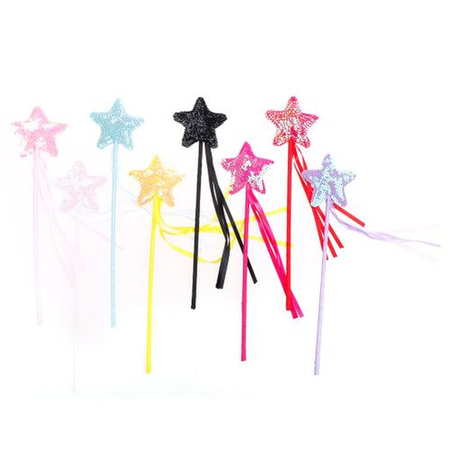 Baguette Magique En Forme D'étoile À Cinq Branches Pour Fille, Bâton Féerique, Cadeaux De Princesse Pour Fête, Nouvel Arriv Toi335